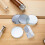 5Pcs High Precision Glass Lens Set Physics Teaching Optical Experiment 6