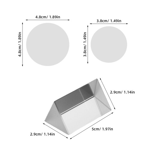 5St Optische Experiment Set Transparant Voor Natuurkunde 1