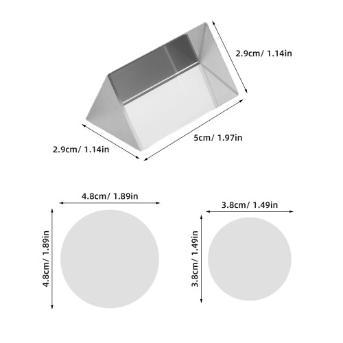 5St Optische Experiment Set Transparant Voor Natuurkunde 2