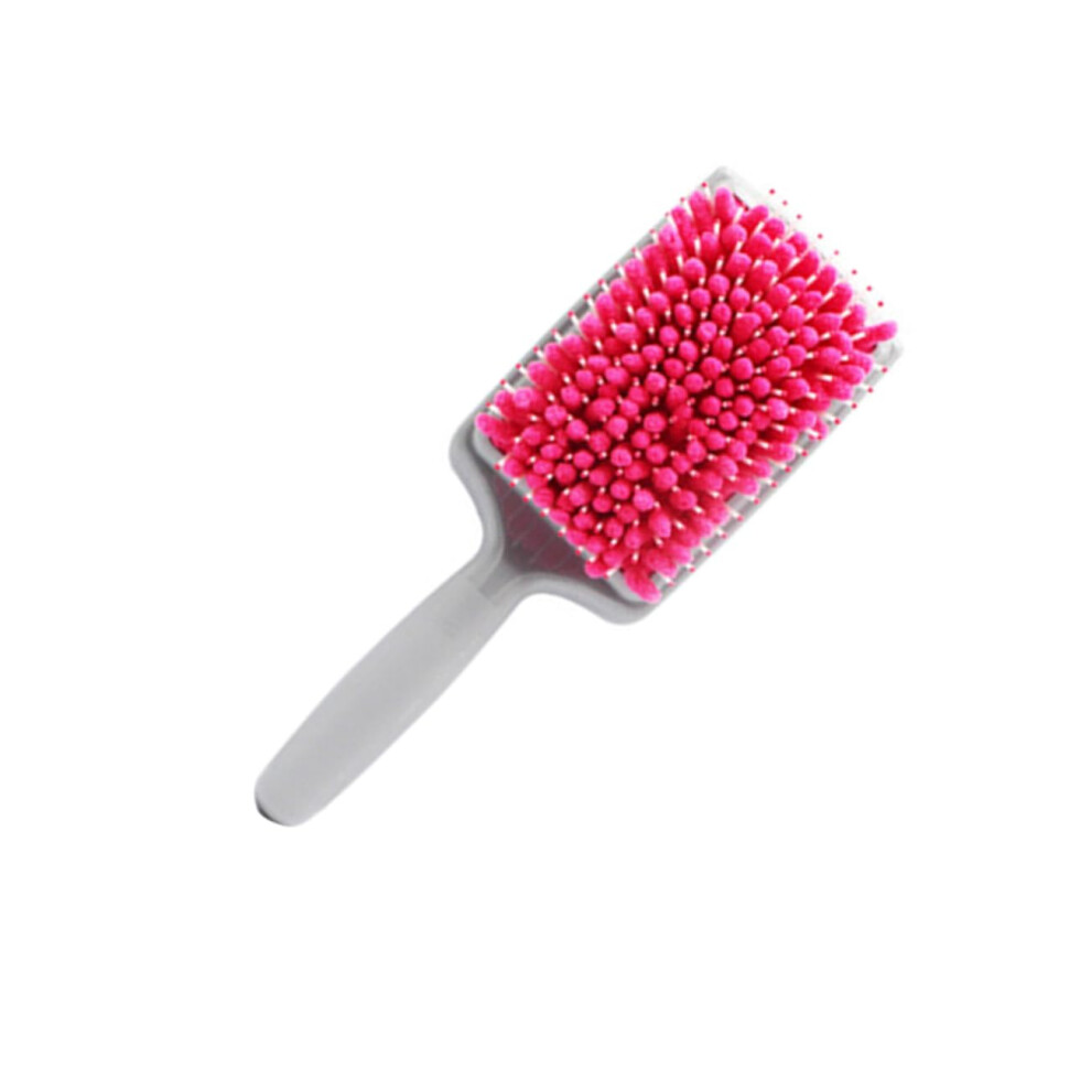 Quick Dry Hair Brush with Fast Moisture Absorption Pink Paddle for Wet Hair and Gentle Detangling