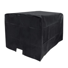 Water Tank Cover Sunshade Dustproof Foldable Thermal Protector for Garden Pool Outdoor Black
