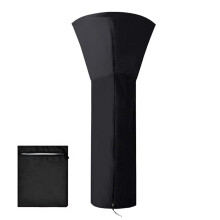 Outdoor Heater Cover for Patio, UV Protection Waterproof Oxford Cloth with Adjustable Drawstring and Full Length Zipper, Heavy Duty Weather Resistant