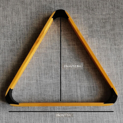 Ensemble de triangles de billard en bois WinysinSet avec support et triangle - Accessoires de sport 2