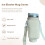 Τσάντα μεταφοράς μπουκαλιών νερού Janrevotw Crossbody με ρυθμιζόμενο λουράκι και 2