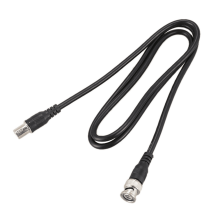Câble coaxial d'extension CCTV avec 3 connecteurs BNC mâle/femelle, longueur 1 m (3,3 pi), noir