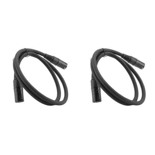Cabo CAT6 Ethercon 2X com Conector RJ45 Compatível com EtherCON para Estúdios, Turnês, Produção de Palco e Shows - 1 Metro