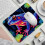 Rainforest Frog F Mouse Pad με αντιολισθητική βάση από καουτσούκ, τετράγωνο χαλάκι για 2