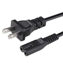 Cabo de alimentação CA UpBright de 2 pinos compatível com o frigobar FRIGIDAIRE EFMIS462-BLACK/Red/Blue/Pink de 12 latas