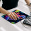Rainforest Frog F Mouse Pad με αντιολισθητική βάση από καουτσούκ, τετράγωνο χαλάκι για 7