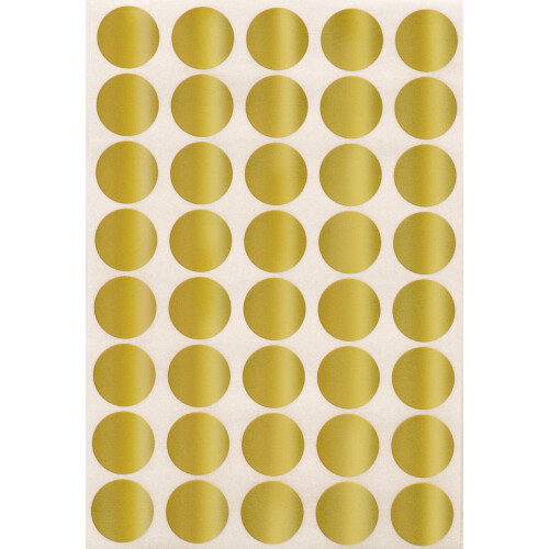 Αυτοκόλλητο σφραγίσματος Royal Green Gold, στρογγυλό, 3/4" ίντσας - 19 χιλ., 1,9 εκ., για