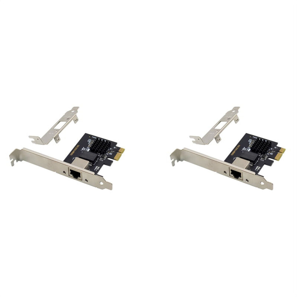 2X Pcie X1 Rtl8125b Server Network Card 2.5Gbe Multi Gigabit Network Card Pcie Gigabit Ethernet Adapter 9322103972338