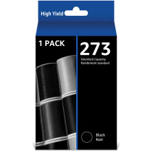 Cartuș de cerneală 273XL de schimb pentru cartuș de cerneală Epson 273XL cu jet de cerneală de mare randament, negru, pachet de 1, jet de