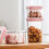 Βάζο αποθήκευσης Begine Knob Seal Pink2000ml, Αεροστεγές δοχείο τροφίμων με καπάκι, Πλαστικό 7