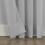 No. 918 Emily Voile Sheer Tab Top Curtain Panel, 59"x63", Silver Gray 4