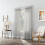 No. 918 Emily Voile Sheer Tab Top Curtain Panel, 59"x63", Silver Gray 5