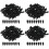 400Pcs M3 Thread 8mm+6mm PCB Fixed Nylon Hex Standoff Spacer Pillar 1
