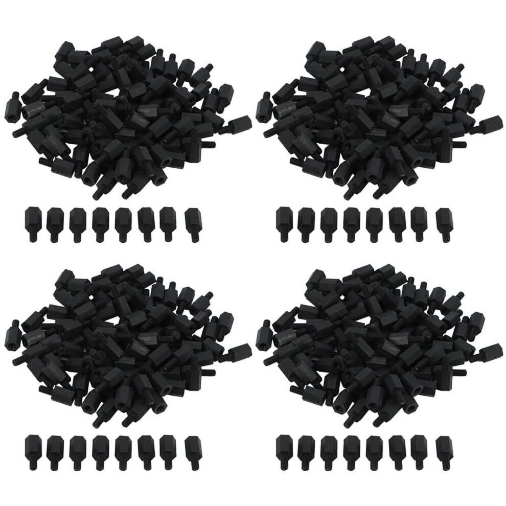 400Pcs M3 Thread 8Mm+6Mm Pcb Fixed Nylon Hex Standoff Spacer Pillar 9048212949916