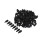 400Pcs M3 Thread 8mm+6mm PCB Fixed Nylon Hex Standoff Spacer Pillar 6