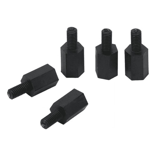 400Pcs M3 Thread 8mm+6mm PCB Fixed Nylon Hex Standoff Spacer Pillar 2
