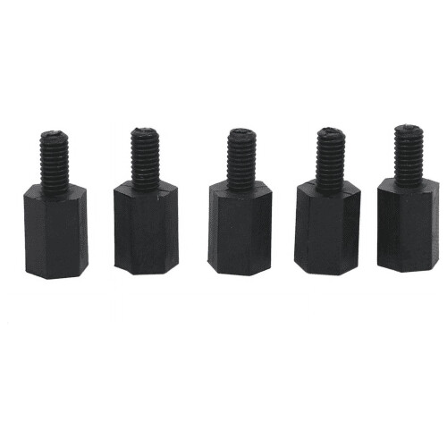 400Pcs M3 Thread 8mm+6mm PCB Fixed Nylon Hex Standoff Spacer Pillar 1