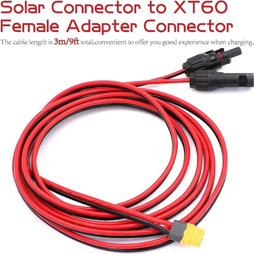 Lierteer12Awg Xt60Female Solar Panel Connection Cable Charging Cable Solar Generator 1