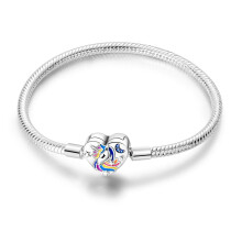 Me Series Link Chain Armband 925 Sterling Zilver Geschikt voor Originele Bedeltjes DIY Merk Sieraden Maken Cadeau voor Vrouwen Feest 2024LJQ