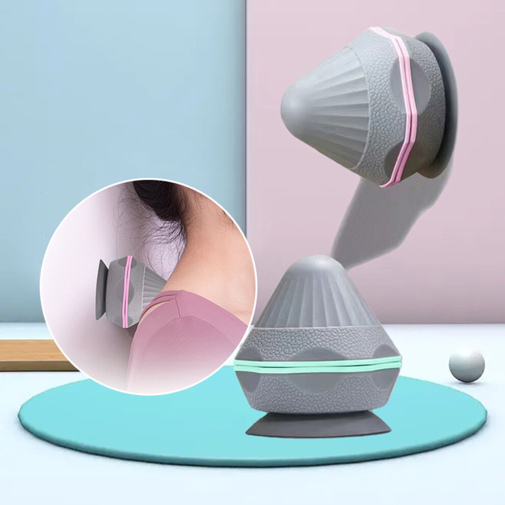 Massage Cone with Suction Cup for Back, Waist, Neck Myofascial Release, Deep Muscle, Sore Muscles, Muscle Knots, Pain Relief