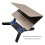 ckepdyeh Computer Cooling Pad,Portable Notebook Radiator Foldable Dual Fan Cooling Pad Computer Notebook Computer Cooling 2