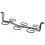 nobrands Samfox Iron Hanging6Bottles Ράφι Ποτηριών Κρασιού, Θήκη Ποτηριών, Οργάνωση Ραφιών 3