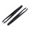 5 Pcs Manual Tool Black Plastic Flat Tip Anti-Static Tweezer 12Cm Long 2