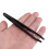 5 Pcs Manual Tool Black Plastic Flat Tip Anti-Static Tweezer 12Cm Long 7