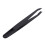 5 Pcs Manual Tool Black Plastic Flat Tip Anti-Static Tweezer 12Cm Long 4