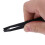 5 Pcs Manual Tool Black Plastic Flat Tip Anti-Static Tweezer 12Cm Long 8