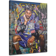 Affiche Kobe Bryant Aaroca EXPOTE sur toile, compatible avec la décoration Mamba Mentality, encadrée ou non.
