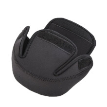 Waterproof Fishing Reel Case with Dust Protection Neoprene Cover Breathable Mesh Secure Closure Fits 18x17x6.5cm