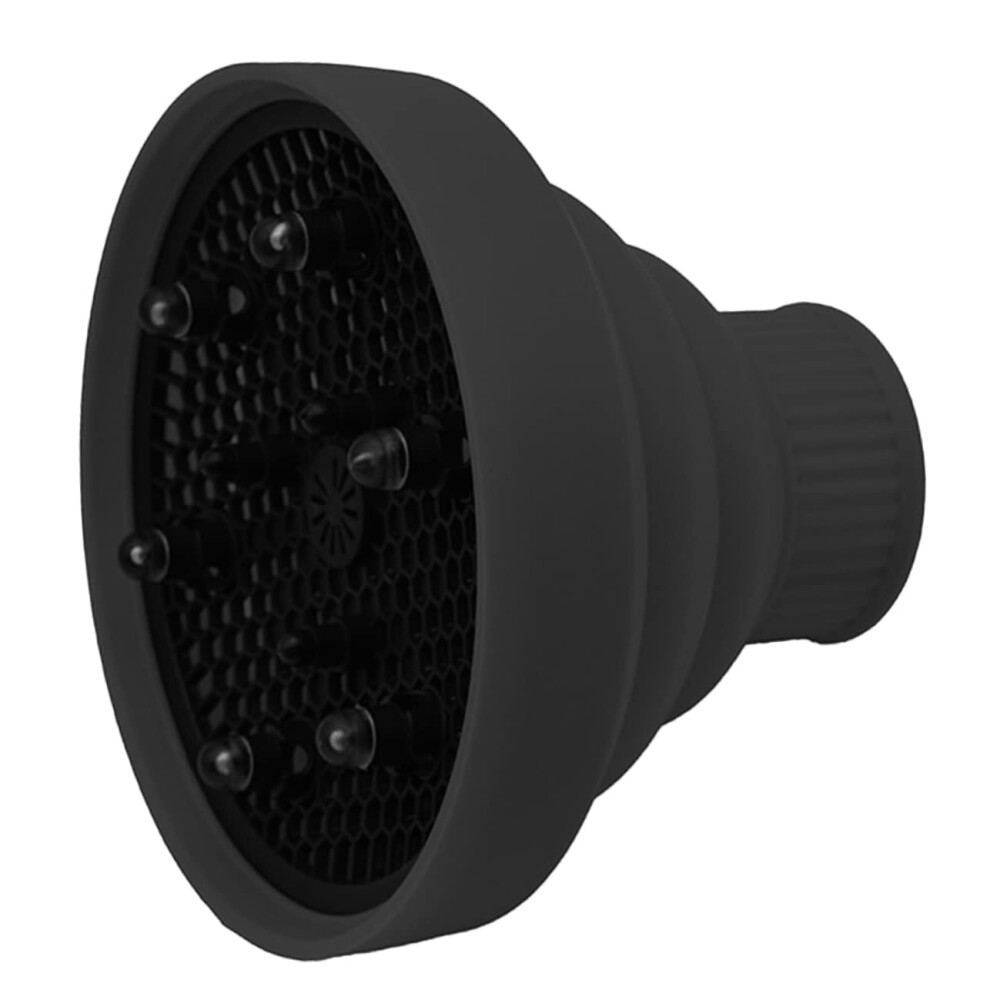 Hair Dryer Diffuser for Curly Hair, Universal Silicone Attachment, Frizz Reduction Design