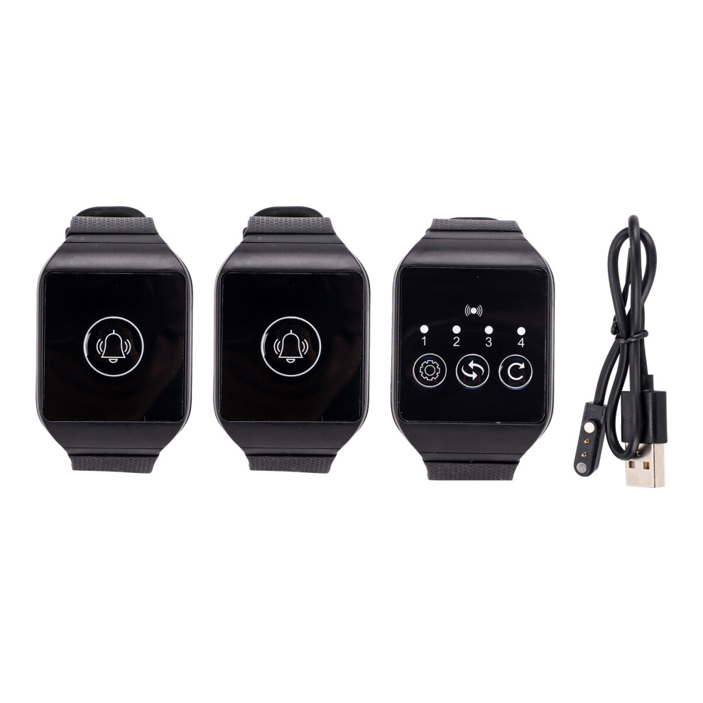 Versatile Communication Solution, Stylish Watch Design With Rechargeable Battery For Seamless Alerts In Various Environments 9169997841919