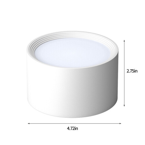 Στρογγυλό φωτιστικό οροφής με LED, σαλόνι, υπνοδωμάτιο, διάδρομο, φως οροφής, 7W, 2