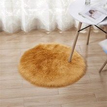 Up To 60% Off Wofedya Wool Imitation Sheepskin Rugs, Faux Fur Non-Slip Carpet Mats for Living Room, Bedroom, Bathroom, Washable, White
