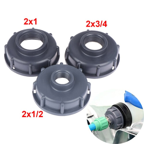Conexões para tanque IBC S60X6Tampa para 1/2" 3/4" 1" Ada conforme a imagem 3/4 polegadas 2