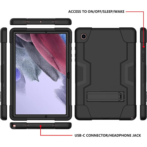 Θήκη για Galaxy Tab A8SM-X200/X205/X207, Ολόσωμη, Παιδική Θήκη με Στήριγμα, Ανθεκτική σε 1