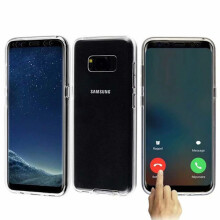 Husă de protecție din silicon cu două fețe - compatibilă cu Samsung Galaxy S10e roz