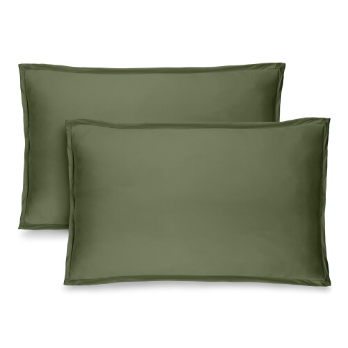 Σετ Μαξιλαριών Bare Home - Premium1800Collection - Διπλό Βουρτσισμένο - King, Κυπαρίσσι