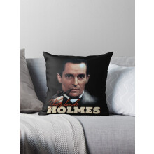 AIVO Sherlock Holmes Jeremy Brett - 90-luvun elokuvajuliste Korityynynpäälliset Tyynyliinat Tyynynpäällinen Sohva, kaksipuolinen