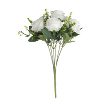 Offerte speciali Tahtuvzn! Bellissimi fiori artificiali in seta per matrimoni, San Valentino, bouquet da sposa, regali per la famiglia.