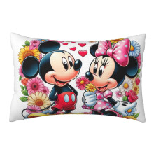 Clúdach Pillow Cartúin Gleoite Mickey Mouse le haghaidh Tolg, Leapa, Clúdaigh Pillow Maisiúla Baile, Clúdaigh Pillow Cartúin 20x30 Orlach