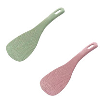 Spúnóg Ríse Tuí Cruithneachta Spúnóg Ríse Cistine Cruthaitheach Cócaire Ríse Spatula Rís * 2 phíosa