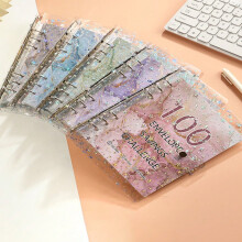 LOVEVER1pc Carnet de notes pour le défi d'épargne de 100 jours pour couples
