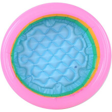 Children Swimming Pool, Kids Basin Pool Round Shape Bright Color Baby Basin Pool Inflatable Swimming Pool for Indoor(Middle)