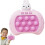 Mordely Pop It Game - Pop It Pro Light Up Game Quick Push Fidget Game Pink Pink Rabbit 3